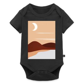 Nacht der abstrakten Desserts - Baby Premium Kurzarmbody - Schwarz - Vorne