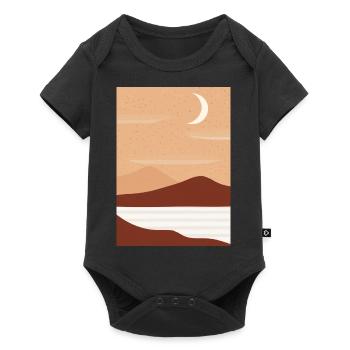 Nacht der abstrakten Desserts - Baby Premium Kurzarmbody - Schwarz - Vorne