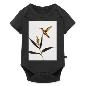 Abstrakter Vogel - Baby Premium Kurzarmbody - Schwarz - Vorne