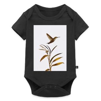 Abstrakter Vogel - Baby Premium Kurzarmbody - Schwarz - Vorne