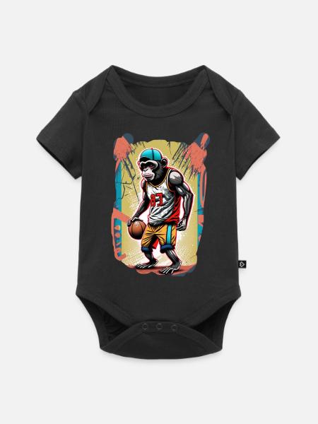 IMG 1529 - Baby Premium short-sleeve bodysuit - black