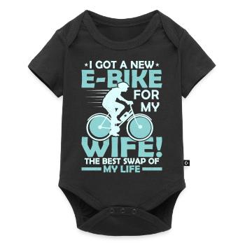 I Got A New E-Bike For My Husband! Pedelec Electri - Baby Premium short-sleeve bodysuit - black - Front
