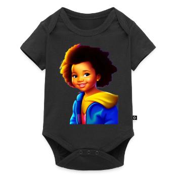 Samba Kids Fan Club. Achetez et soutenez! - Body à manches courtes Premium Bébé - noir - Devant