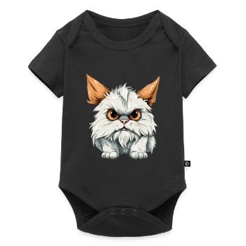 Kralo der Streuer - Baby Premium Kurzarmbody - Schwarz - Vorne