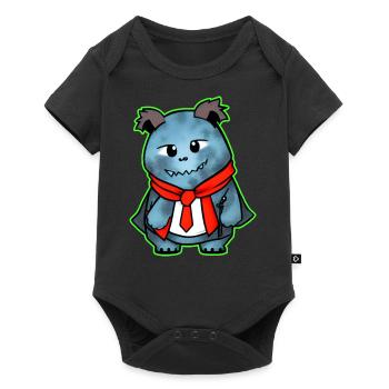 Cute Creepy Monster Zombie Horror Teddy Bear - Baby Premium short-sleeve bodysuit - black - Front