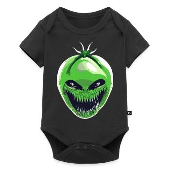 Green Xenomorph Tomato - Baby Premium short-sleeve bodysuit - black - Front