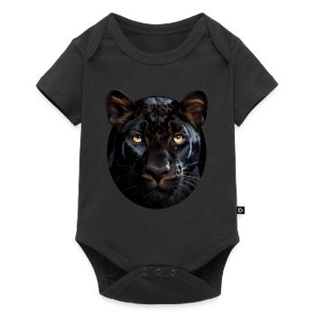 Panther - Baby Premium short-sleeve bodysuit - black - Front