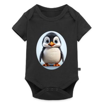Penguin - Baby Premium short-sleeve bodysuit - black - Front