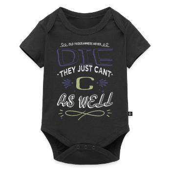 gift gamer glitch analyst encrypt hacking code - Baby Premium Kurzarmbody - Schwarz - Vorne