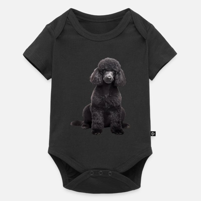 Puddel - Baby Premium kortärmad bodysuit - svart