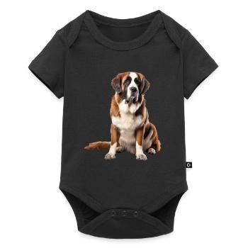 Saint Bernard - Baby Premium short-sleeve bodysuit - black - Front