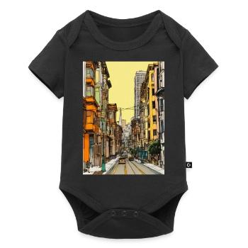 San Francisco - Body à manches courtes Premium Bébé - noir - Devant