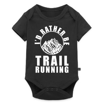 Trail Run Ultra Running Trekking en montagne Course à pied - Body à manches courtes Premium Bébé - noir - Devant