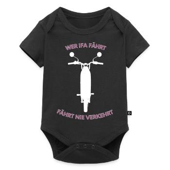 Wer IFA fährt fährt nie verkehrt - Baby Premium Kurzarmbody - Schwarz - Vorne