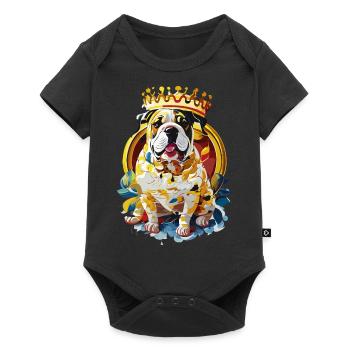 Royal Dog (Artwork Collection) - Baby Premium short-sleeve bodysuit - black - Front