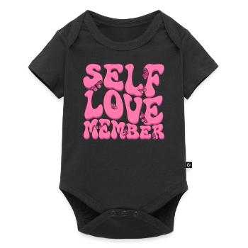 Self Love Self Worth I Love Myself Motivation - Baby Premium short-sleeve bodysuit - black - Front