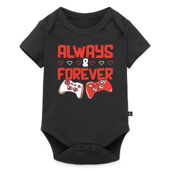 Valentine's Day Gaming February 14 Video Game - Baby Premium short-sleeve bodysuit - black - Front