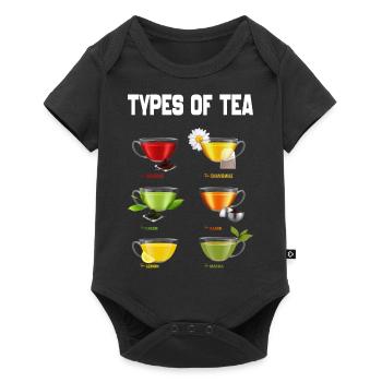 TEE-SORTEN - Teesorten - Baby Premium Kurzarmbody - Schwarz - Vorne