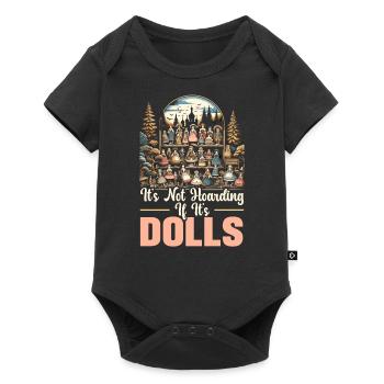 Doll Collector Doll Figurine Doll Lover - Baby Premium short-sleeve bodysuit - black - Front