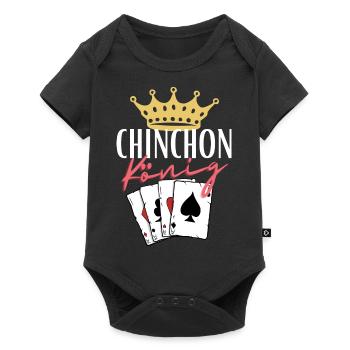 Roi Chinchon - Body à manches courtes Premium Bébé - noir - Devant
