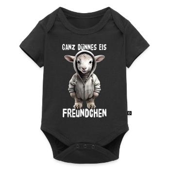 Very Thin Ice Friend Sheep - Baby Premium short-sleeve bodysuit - black - Front