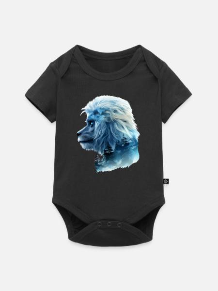 Gibbon - Baby Premium Kurzarmbody - Schwarz