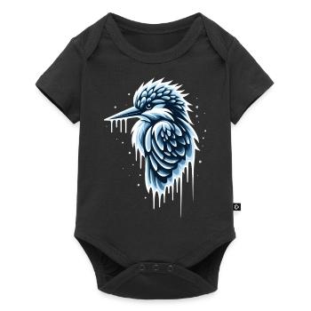 Eisvogel - Baby Premium Kurzarmbody - Schwarz - Vorne