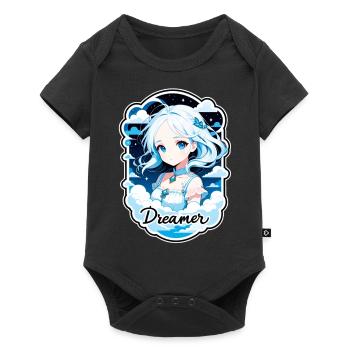 rêver - rêveur - rêveuse - rêve - rêverie - Body à manches courtes Premium Bébé - noir - Devant