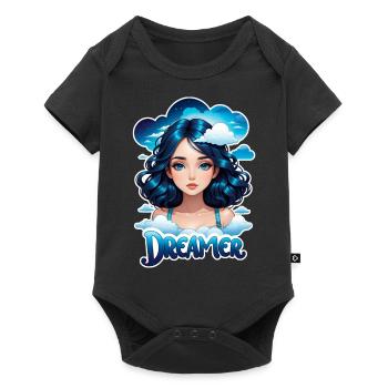 rêver - rêveur - rêveuse - rêve - rêverie - Body à manches courtes Premium Bébé - noir - Devant