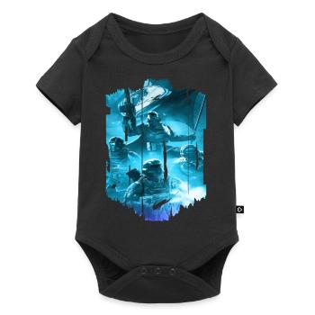 Ordinateur PC Technologie de jeu Gamer Gaming Moderne - Body à manches courtes Premium Bébé - noir - Devant
