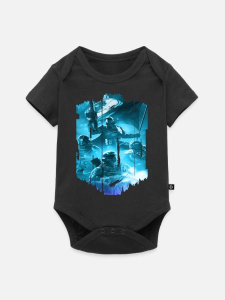Computer-PC-Spieltechnologie Gamer-Gaming Modern - Baby Premium Kurzarmbody - Schwarz