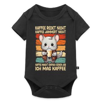 Coffee Don't Talk Coffee Don't Whine Chinchilla - Baby Premium short-sleeve bodysuit - black - Front