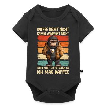 Coffee Don't Talk Coffee Don't Whine Gorilla - Baby Premium short-sleeve bodysuit - black - Front