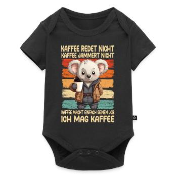 Coffee Don't Talk Coffee Don't Whine Koala - Baby Premium short-sleeve bodysuit - black - Front