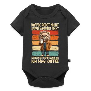 Coffee Don't Talk Coffee Don't Whine Leo - Baby Premium short-sleeve bodysuit - black - Front