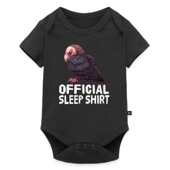 Chemise de nuit officielle Vulture - Body à manches courtes Premium Bébé - noir - Devant