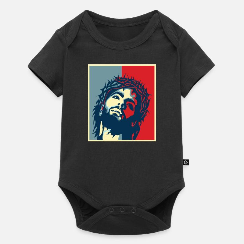 Équipe Jésus-Christ Christianisme Religion Christ - Body à manches courtes Premium Bébé - noir