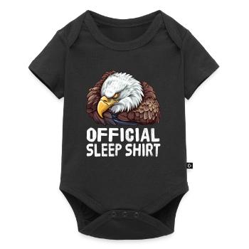 Official Sleep Shirt Adler - Baby Premium short-sleeve bodysuit - black - Front