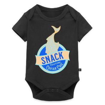 Potato Lover Funny French Fries Spud Potatoes Chip - Baby Premium short-sleeve bodysuit - black - Front