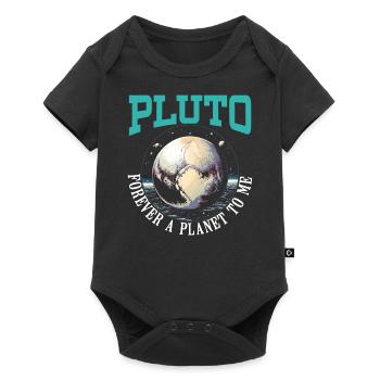 Pluto, planet, astronomy, space astronomer, astronaut - Baby Premium short-sleeve bodysuit - black - Front