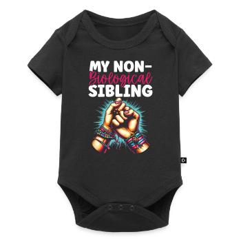 Bestfriend Bff Meilleur ami pour toujours - Body à manches courtes Premium Bébé - noir - Devant