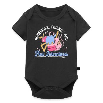 Back To School Clothing Education Teachers Students - Baby Premium short-sleeve bodysuit - black - Front