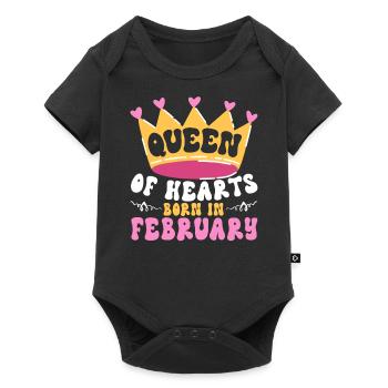 Happy Birthday, Celebrating Bday party, - Baby Premium short-sleeve bodysuit - black - Front