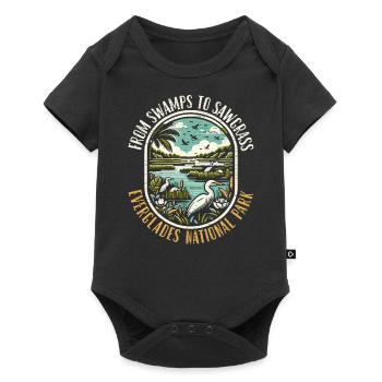 Parc national des Everglades Outdoor Tours États-Unis - Body à manches courtes Premium Bébé - noir - Devant