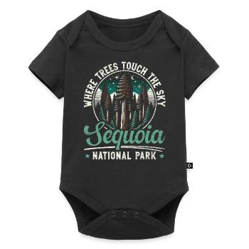 Sequoia-nationalpark Outdoor-reisen Usa Amerika - Baby Premium Kurzarmbody - Schwarz - Vorne