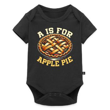 Apple pie food lovers - Baby Premium short-sleeve bodysuit - black - Front