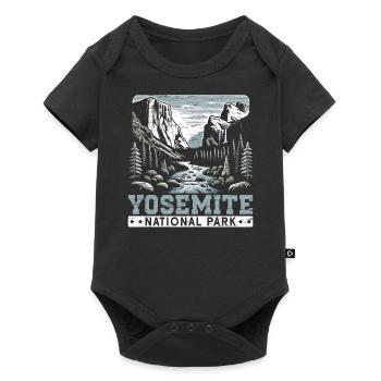 Yosemite National Park Outdoor Tours USA America - Baby Premium short-sleeve bodysuit - black - Front