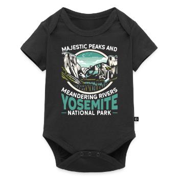 Yosemite National Park Outdoor Tours USA America - Baby Premium short-sleeve bodysuit - black - Front