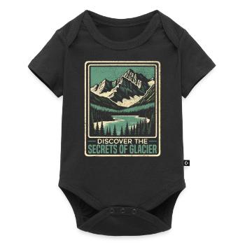 Glacier National Park Outdoor Tours USA America - Baby Premium short-sleeve bodysuit - black - Front