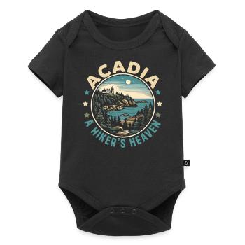 Acadia National Park Outdoor Tours USA America - Baby Premium short-sleeve bodysuit - black - Front